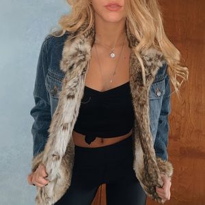 Fur Jean Jacket